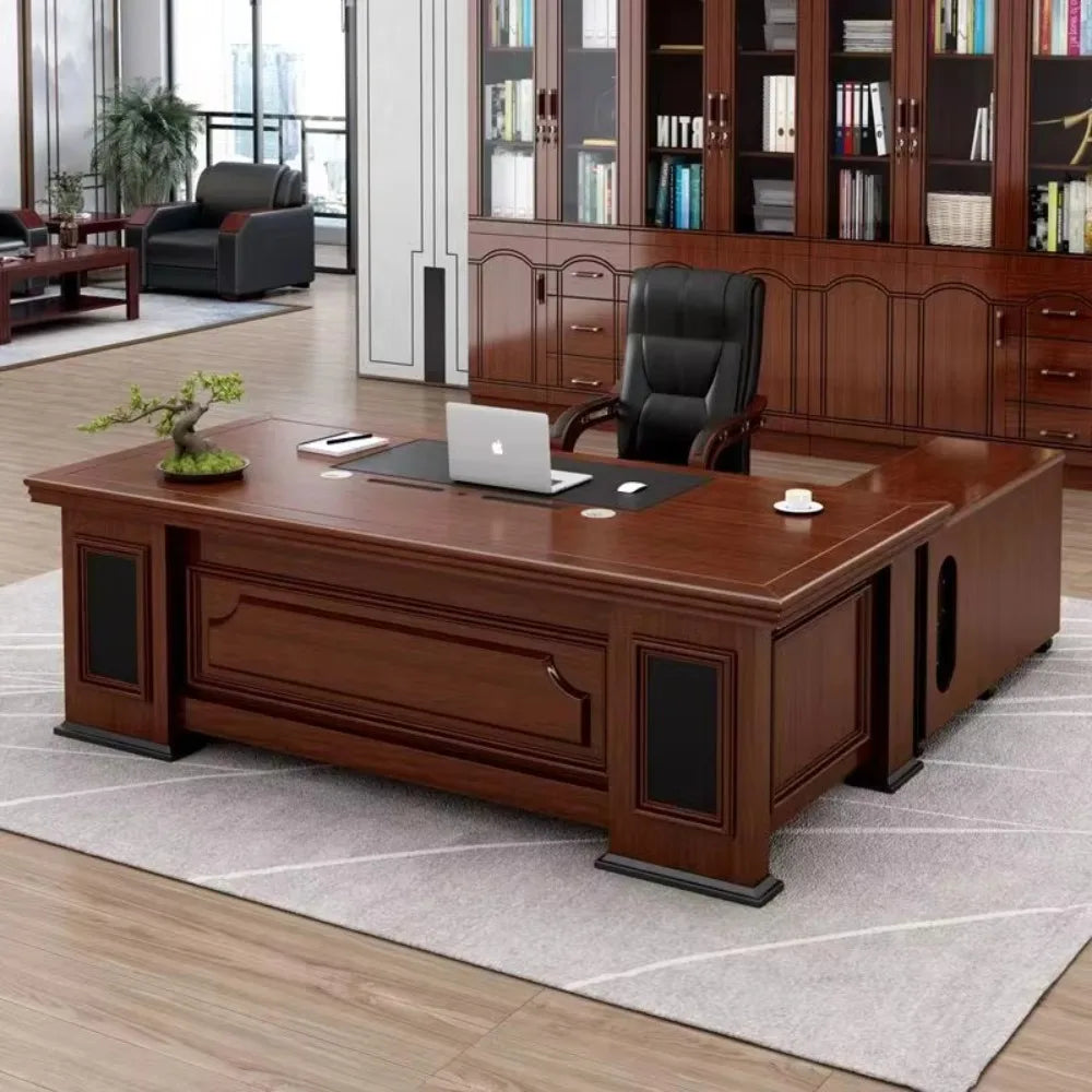 Executive Office Solid Wood Desk