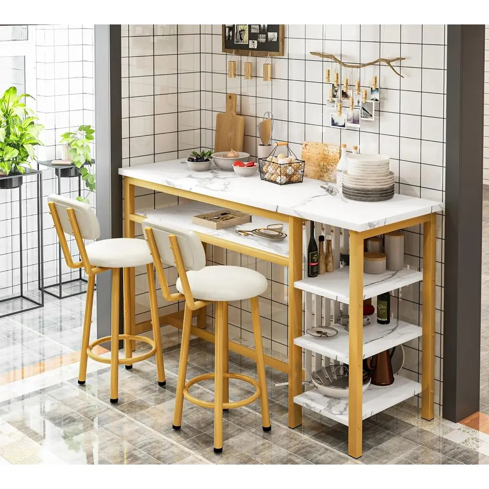 3-Piece Bar Table and Chairs Set