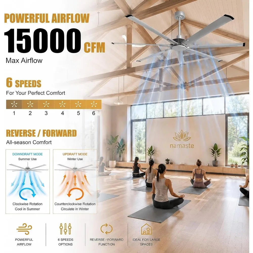 100 Inch Ceiling Fans with Remote Control