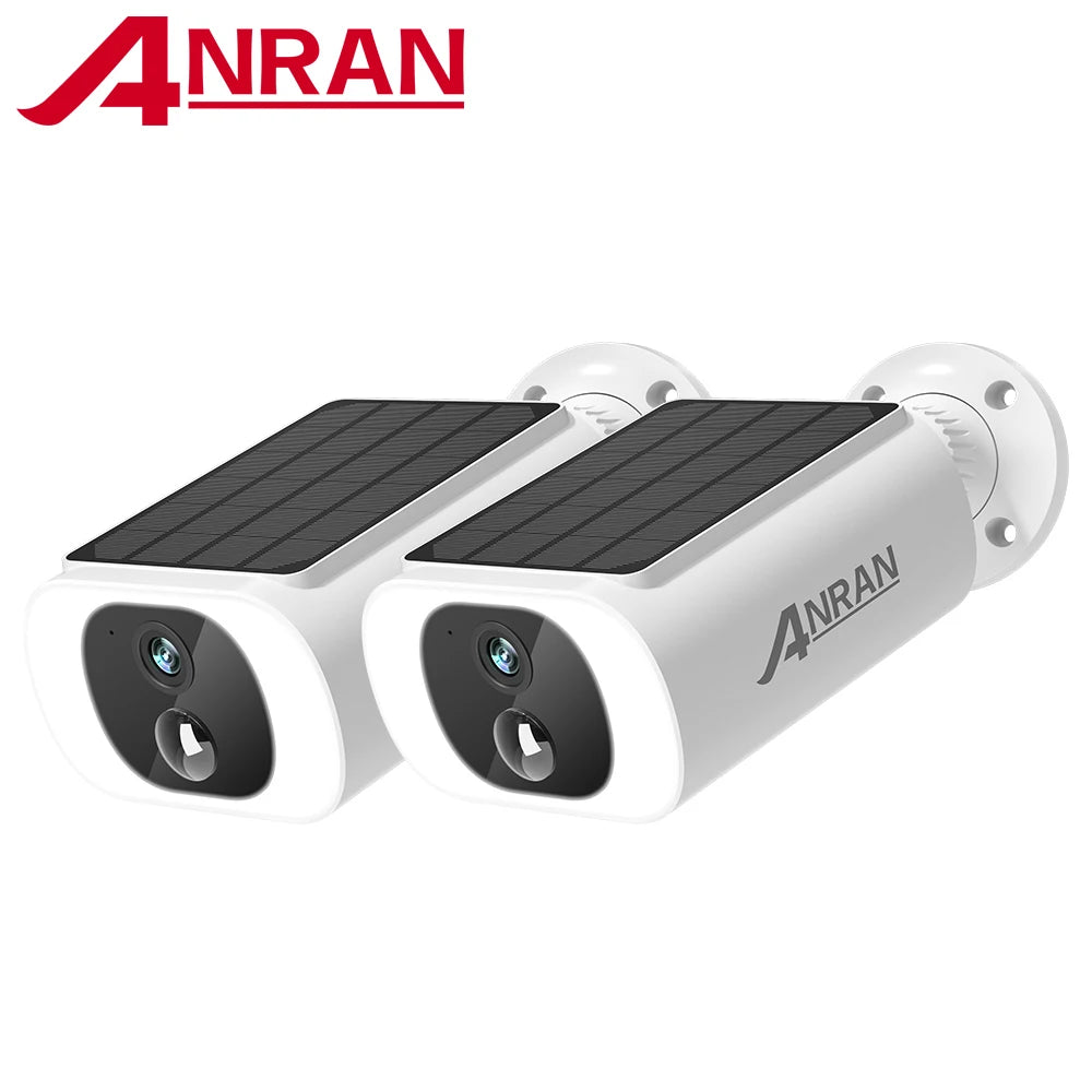 2/3/4 PCS Outdoor Wireless WIFI  2.4G 3MP Battery Solar Security Camera