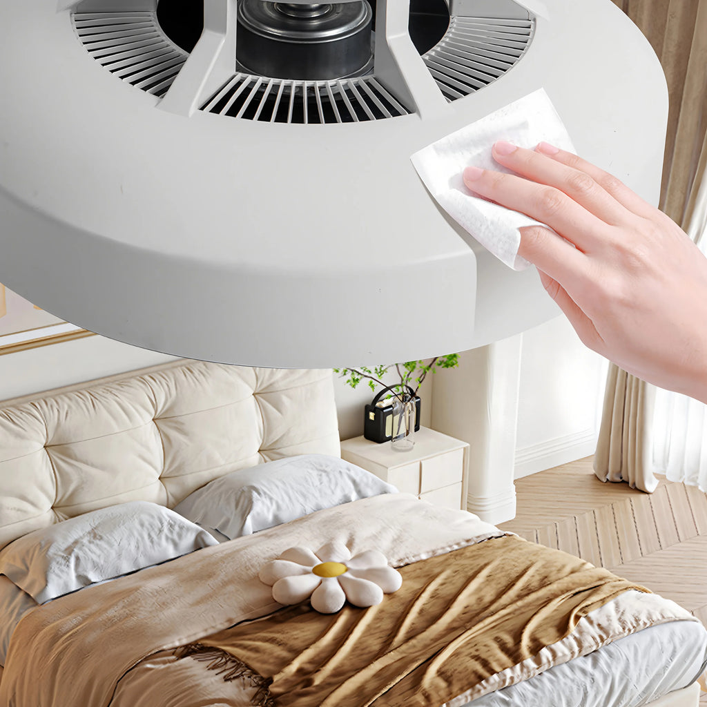 Bladeless Ceiling Lamp Remote Control Dimmable LED