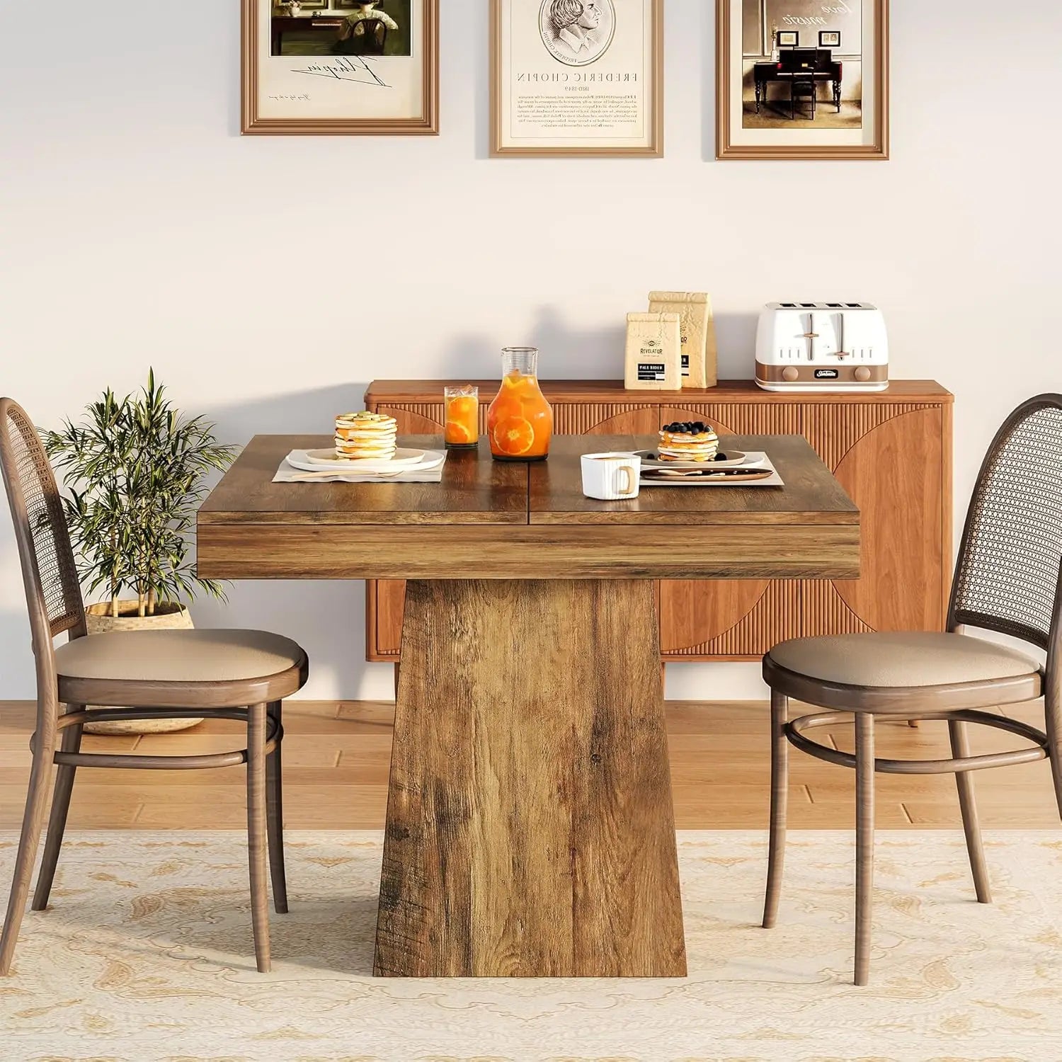 Square Dining Table for 4