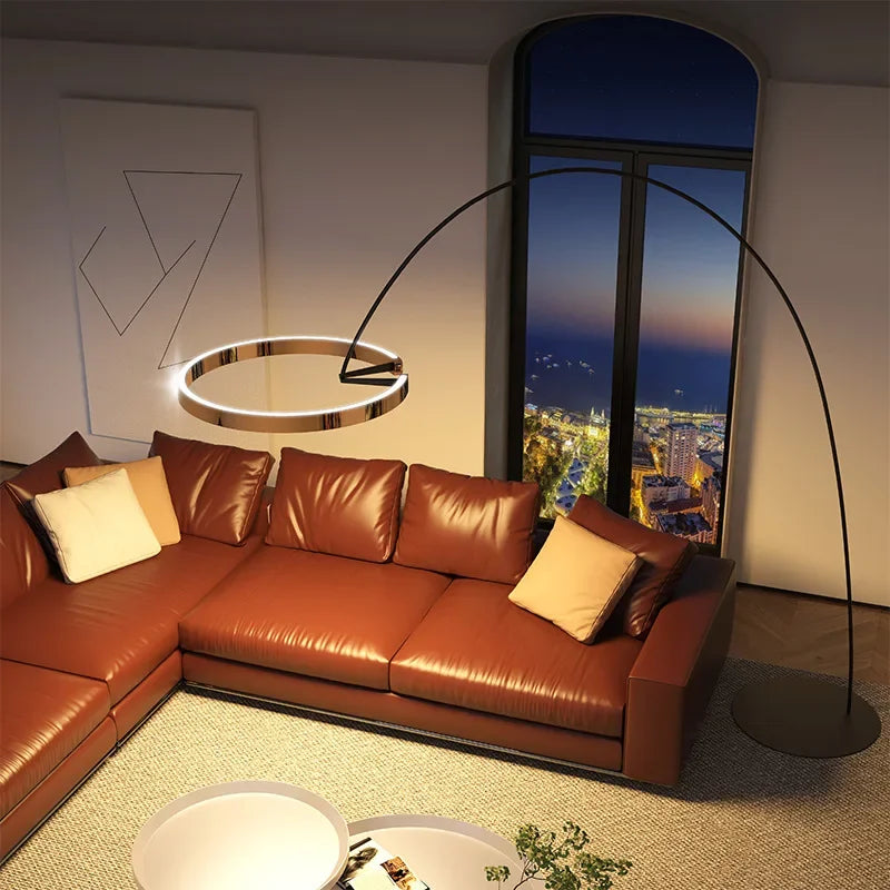 Designer Fishing Floor Lamp LED Living Room