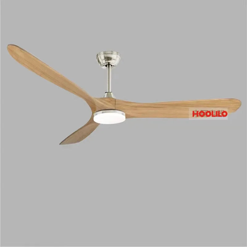 3 Wooden Blade  Decorative Ceiling Fan Light Remote Control