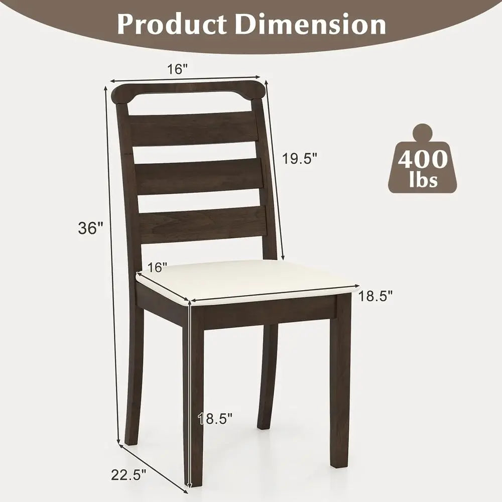 Set of 4 Upholstered Dining Chairs