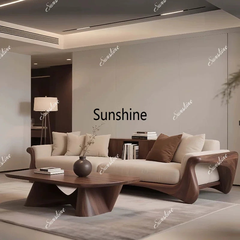 Chinese-style solid wood living room sofa s