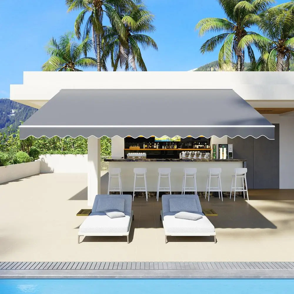 Electric Patio Awning with Remote Control