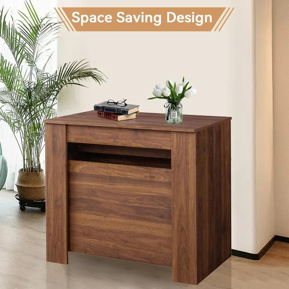 Large Extendable Console Dining Table for 6 8 10 12 People,