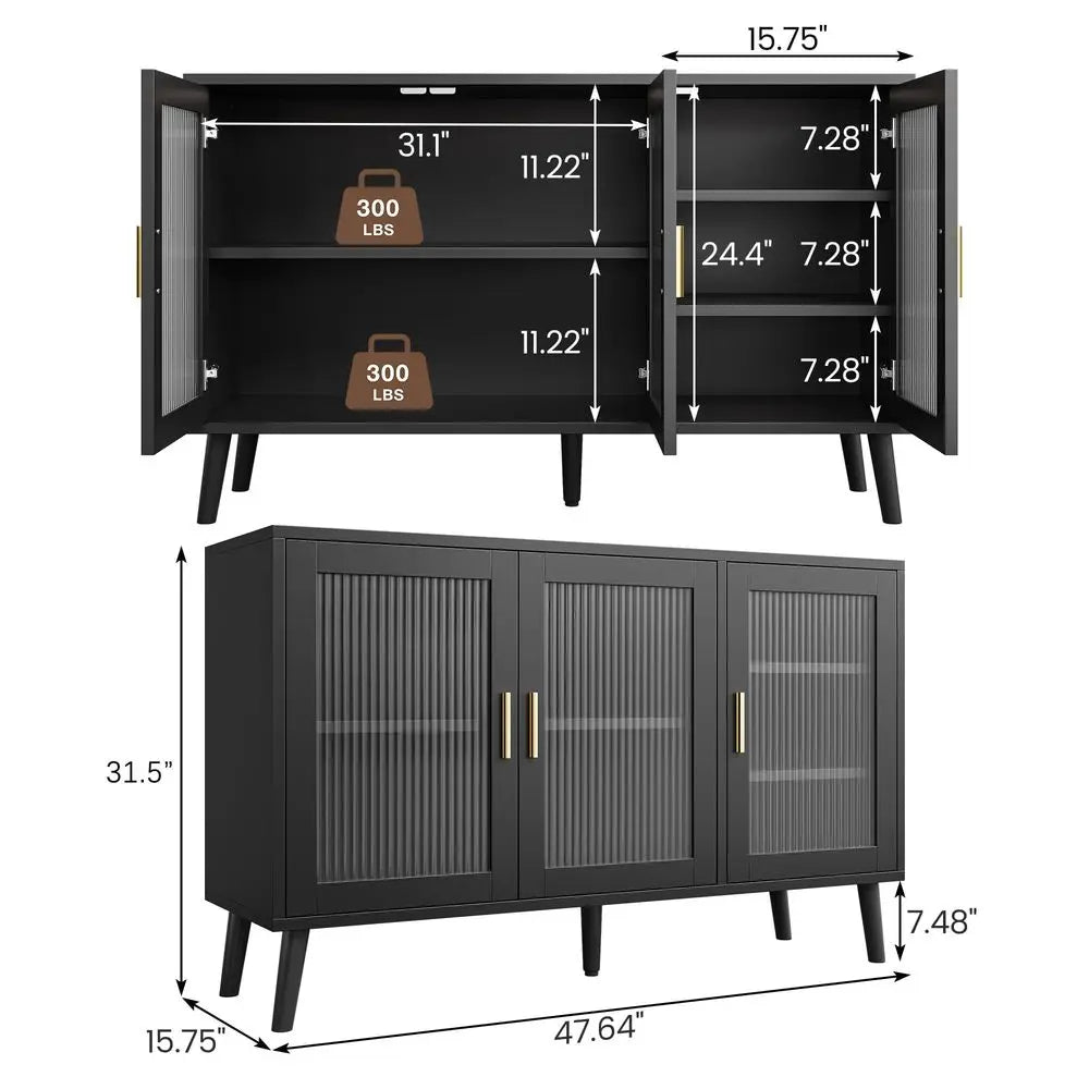 Sideboard Buffet Cabinet with Storage,
