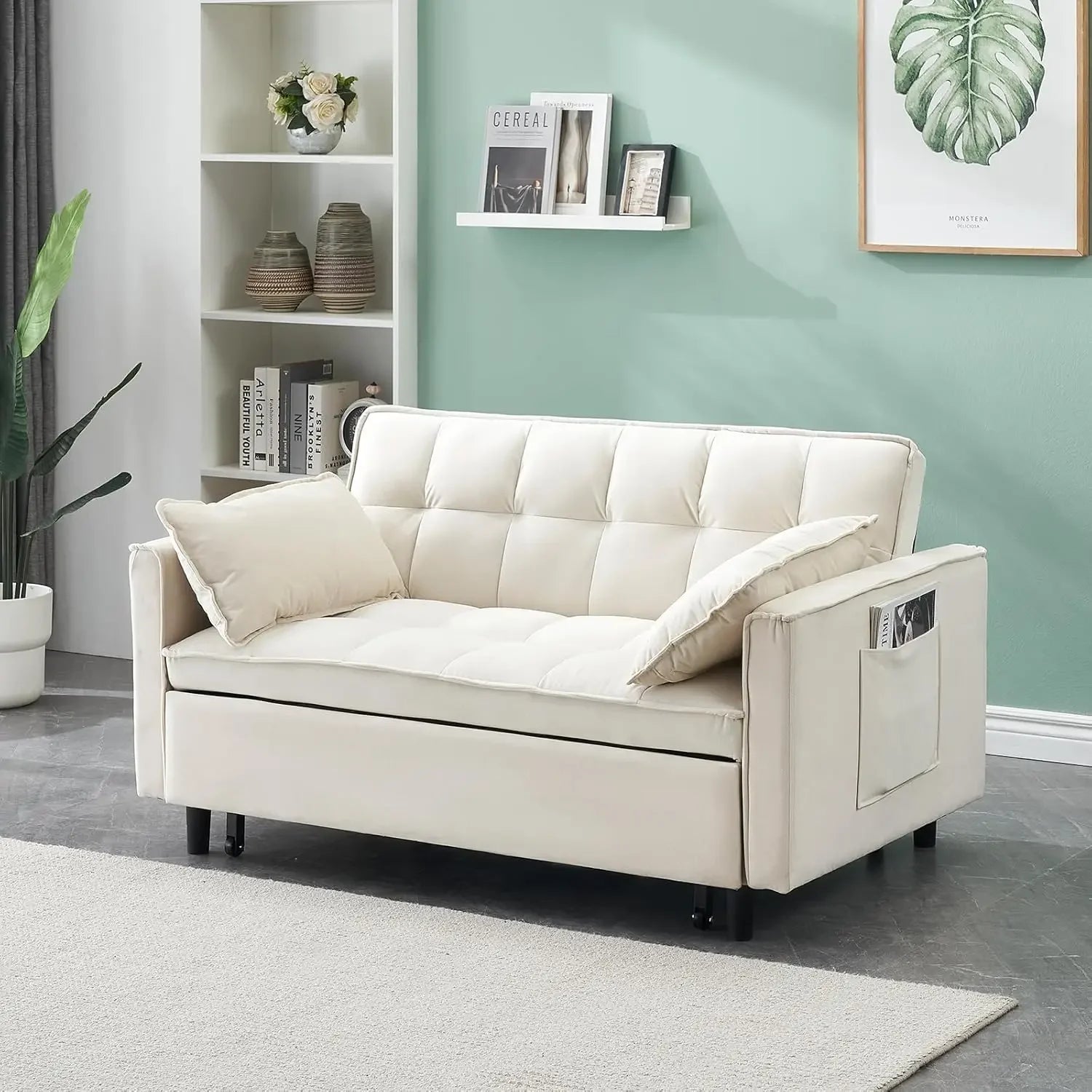 3 in 1 Convertible Sleeper Sofa Bed