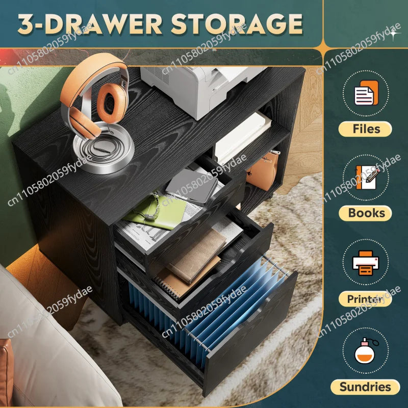 Wood File Filling Cabinet Shelves