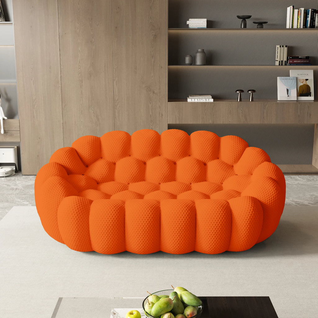 Modern Curved Boneless Football-Shaped Sofa