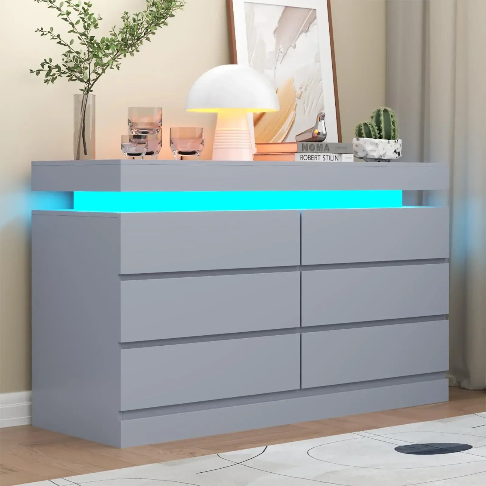 9 Drawer Dresser with Power Outlet