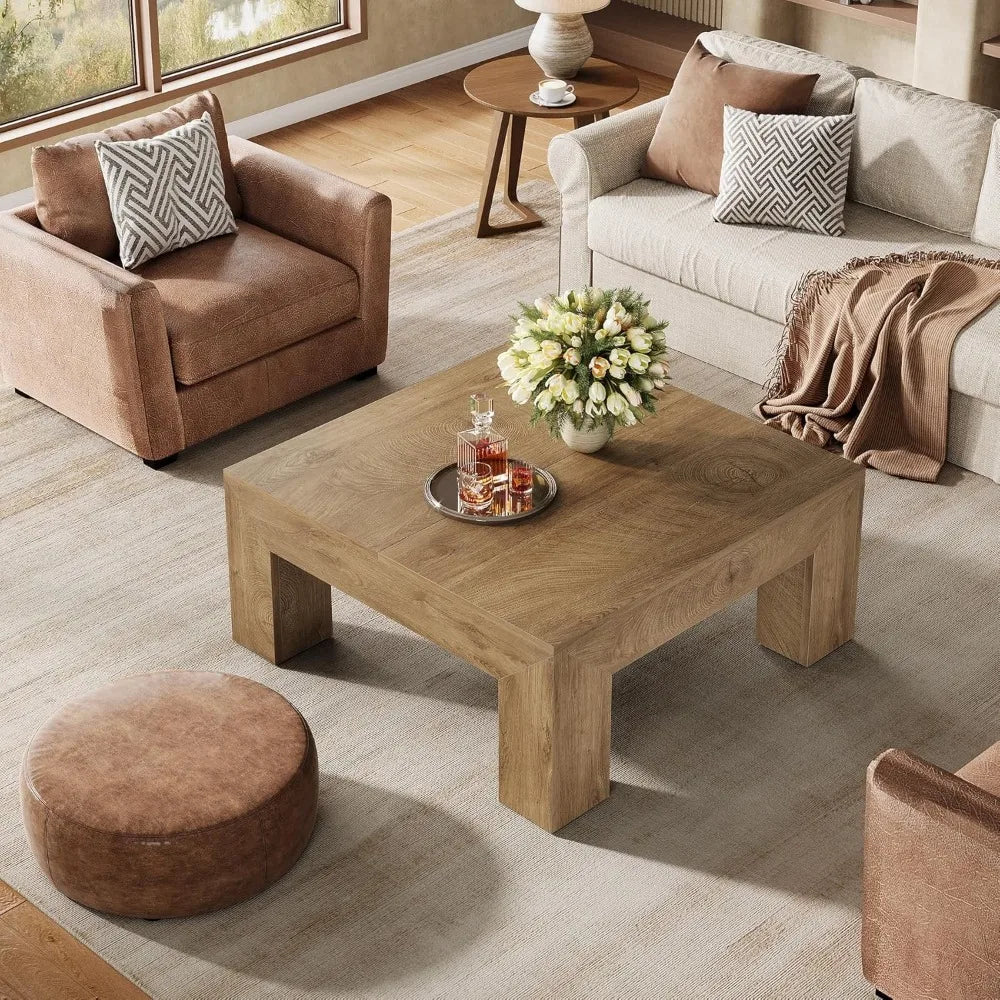 Square Coffee Table for Living Room
