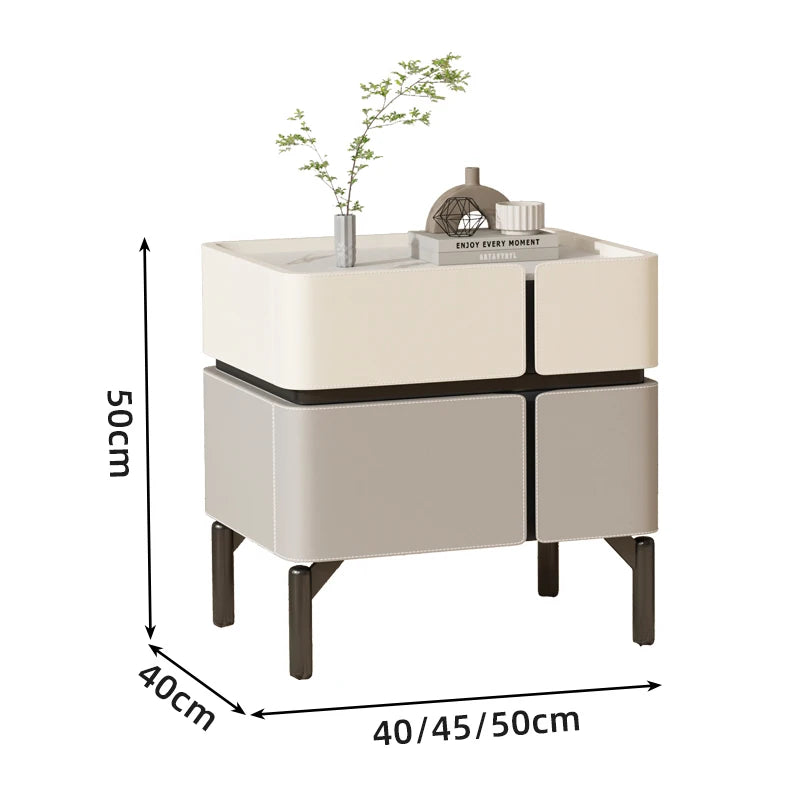 Set Of 2 Modern Luxury Nightstands