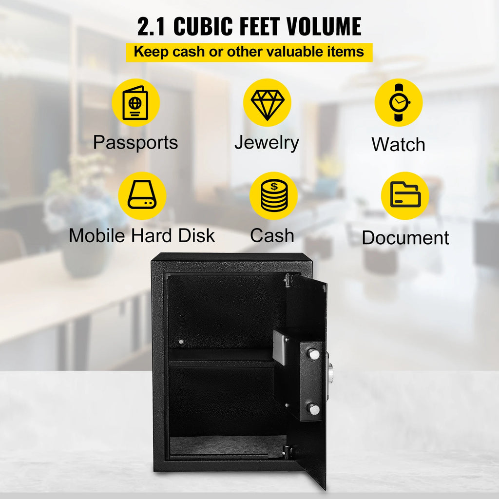 Fingerprint Locks Safe Deposit Box