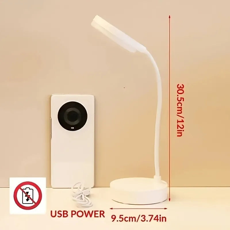Flexible LED Desk Lamp with 3-Level Dimmer
