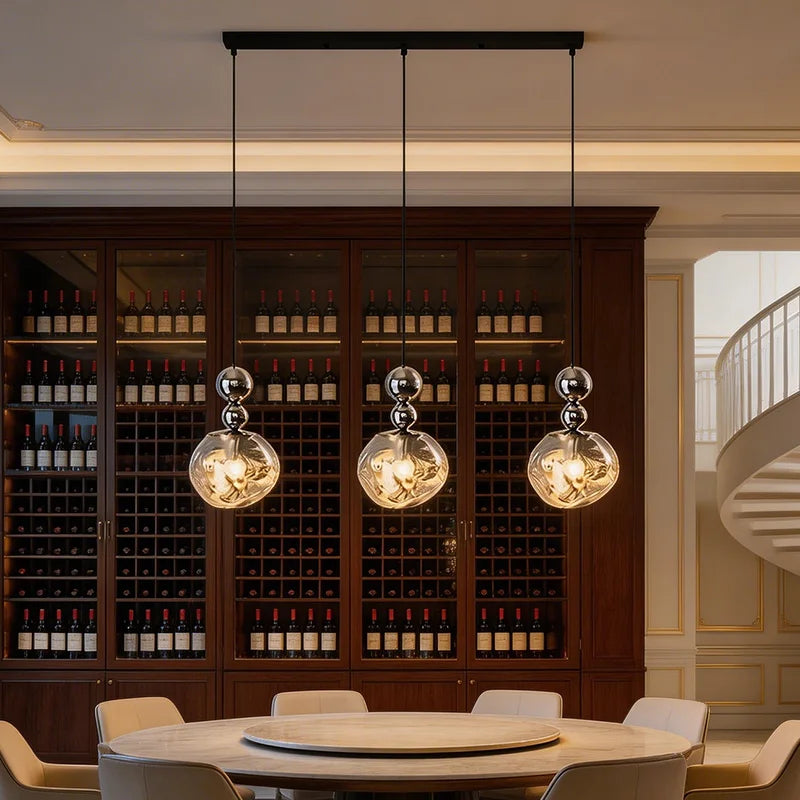 Simple, dining room chandelier