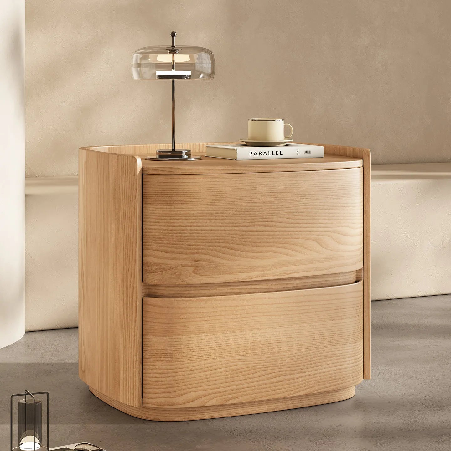 Elegant Bedside Tables Drawers