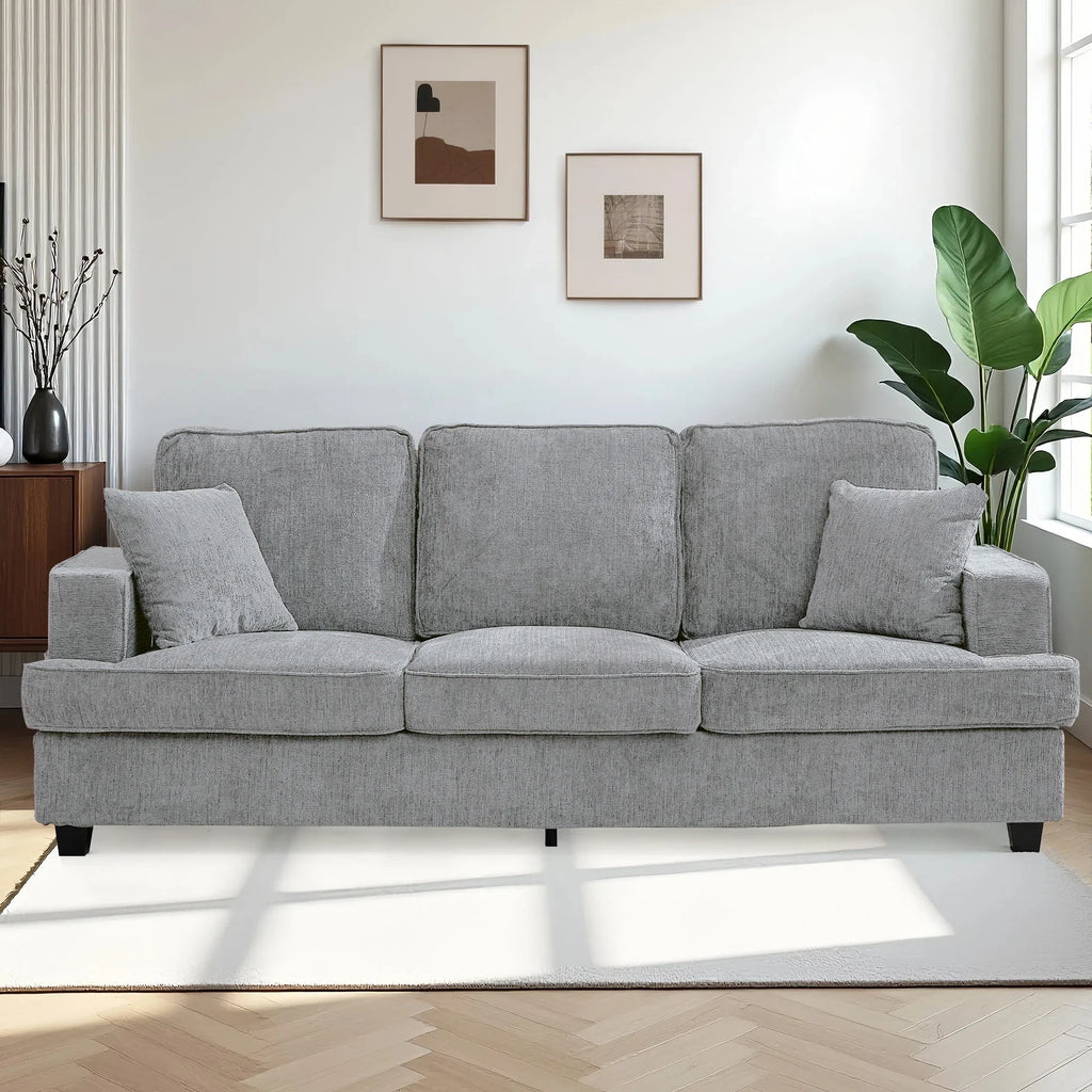 89 inch Cloud Couch Sofa in Chenille with Extra Comfy Soft Seats