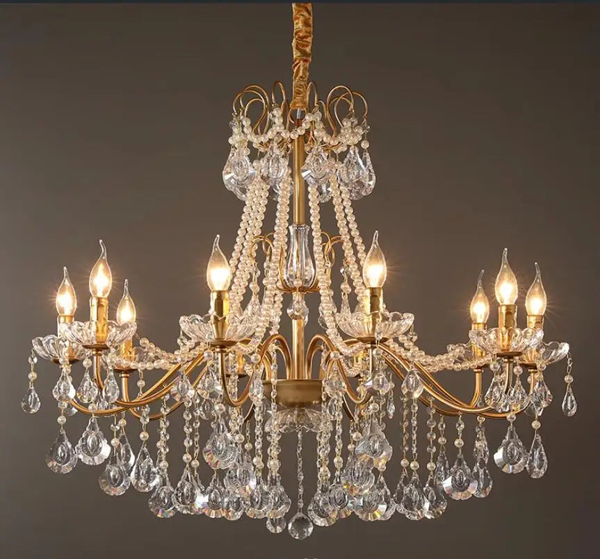 Modern Style Crystal Candle Chandelier