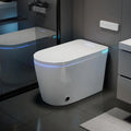 Smart Toilet with Bidet Built-in, Auto Open/Close Lid, Auto Power 1000g MaP lush, 1.28 GP, Elongated Toilet with Warm Water & Wa