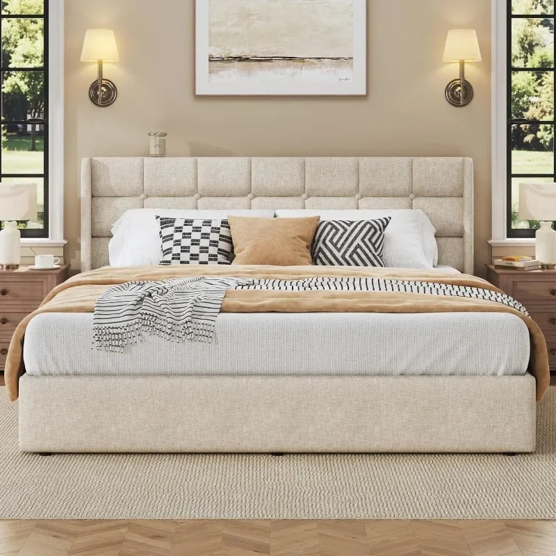 King Size Lift Up Storage Bed Frame,