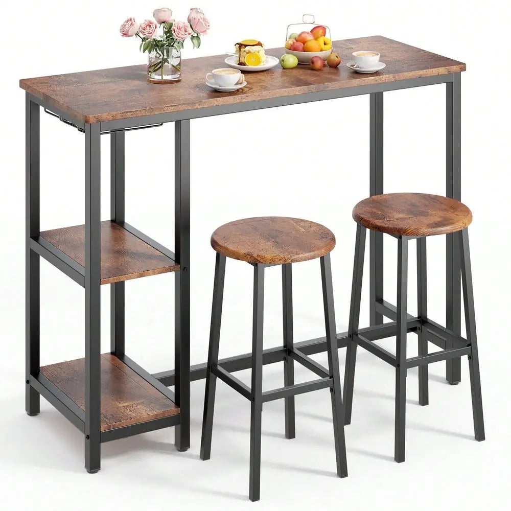 3 - Piece Kitchen Counter Dining Table Set