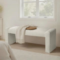 End of Bed Fabric Upholstered Bench,