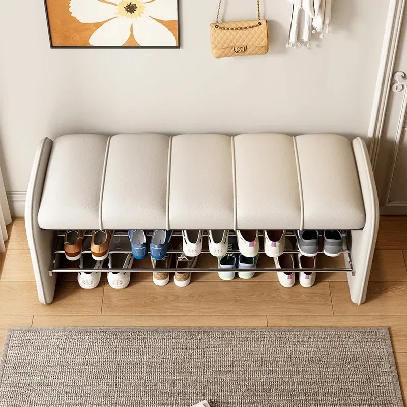 Shoe changing stool
