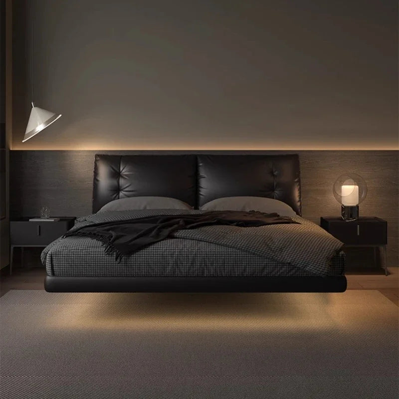 Suspended Bed with one or two cabinets