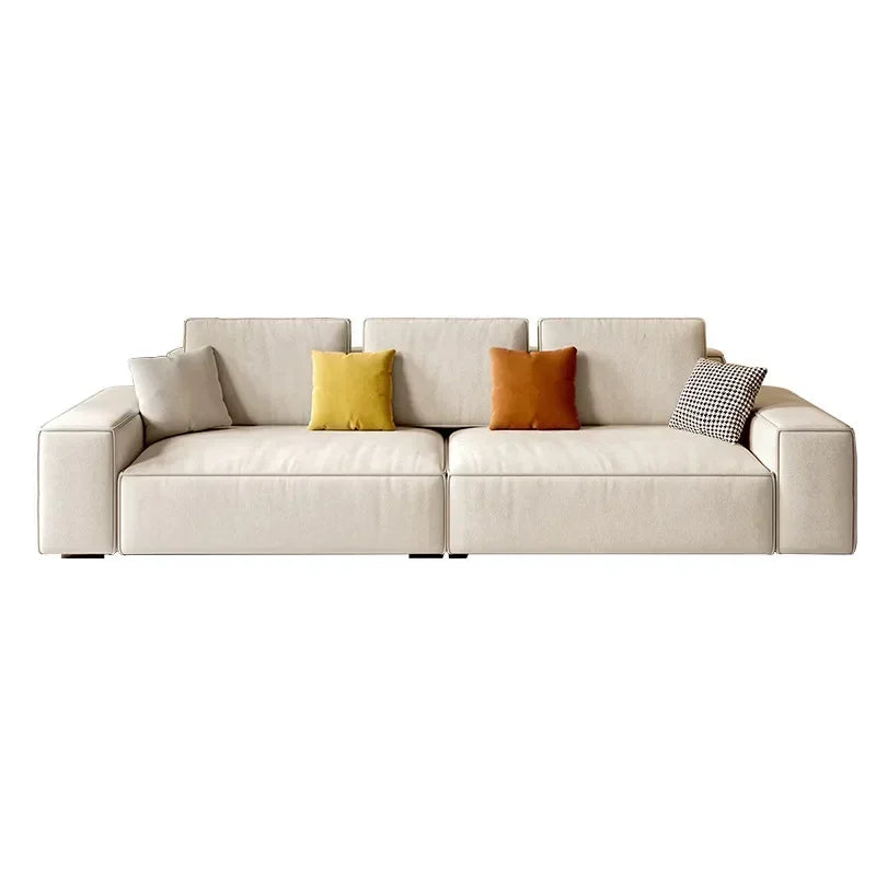 Modern Simple Cloth Minimal Tofu Block Sofa