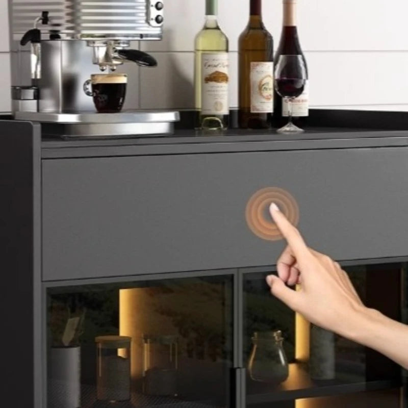 Modern Dining Room Buffet Cabinet with LED