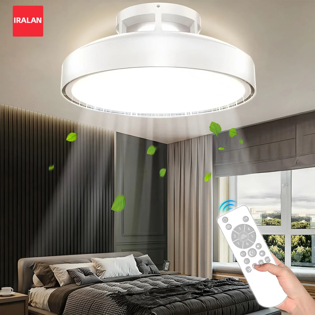 Bladeless Ceiling Lamp Remote Control Dimmable LED