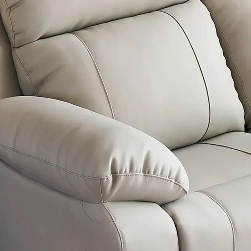 Genuine Leather Electric Italian Recliner Sofa Loveseat