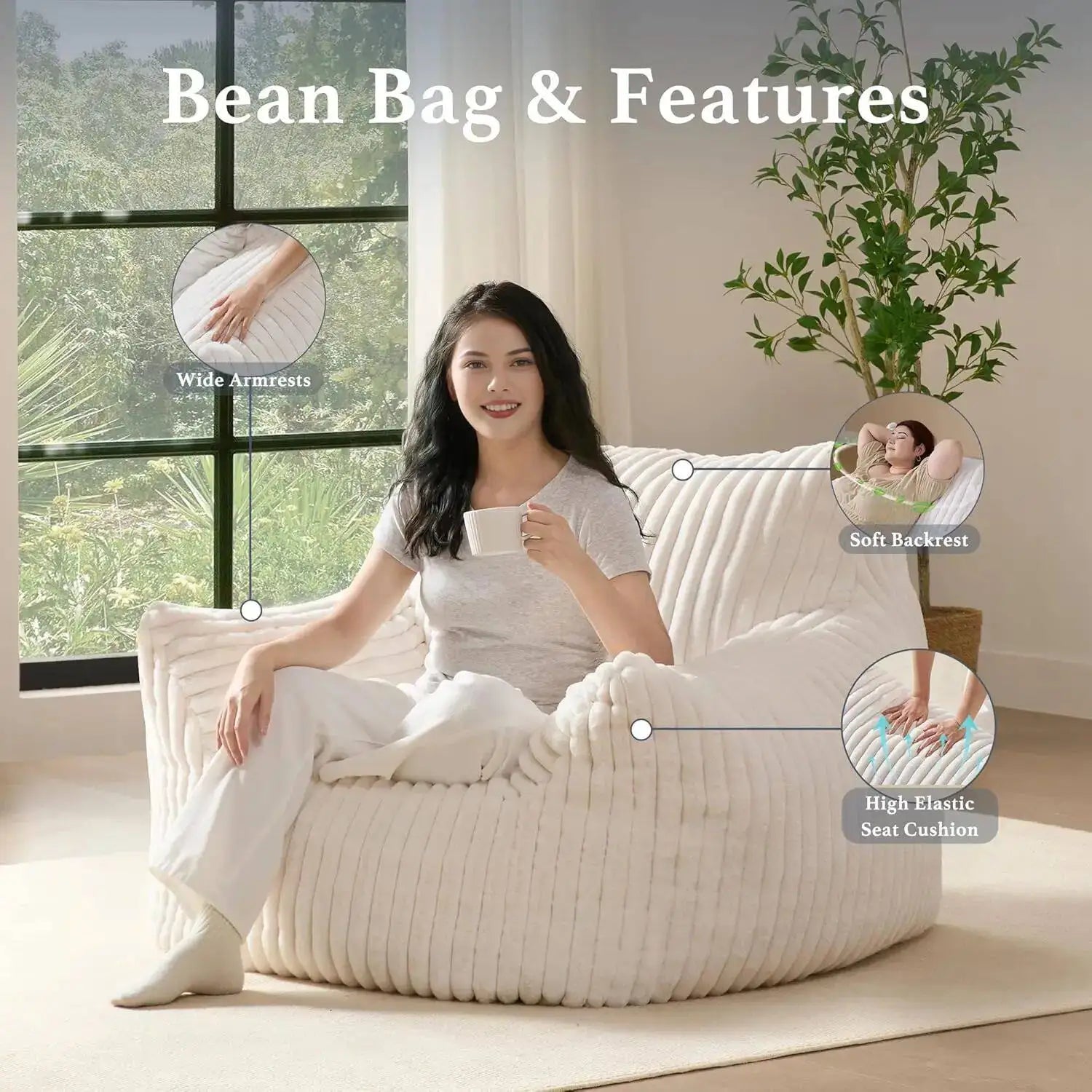 Modern Japanese Design Plush Soft Corduroy Fabric