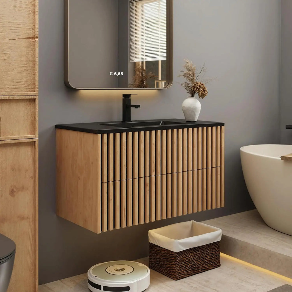 36" Floating Bathroom Vanity with Sink Combo,