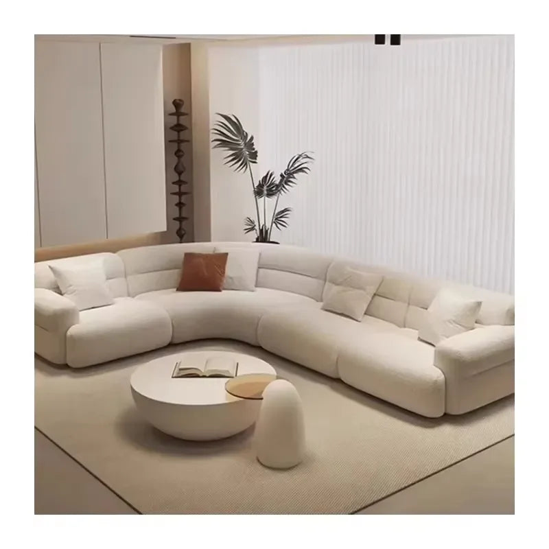 Modern Nordic Simple Velvet Fabric Sofa