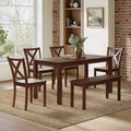 6-Piece Farmhouse Dining Table Set