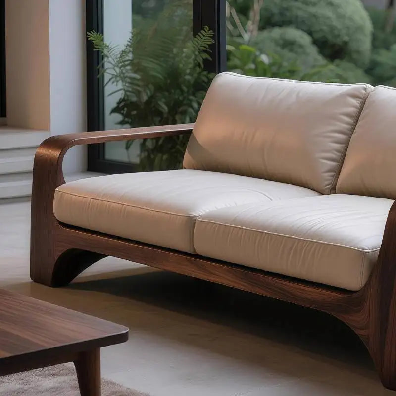 Classic Wood Living Room Sofas