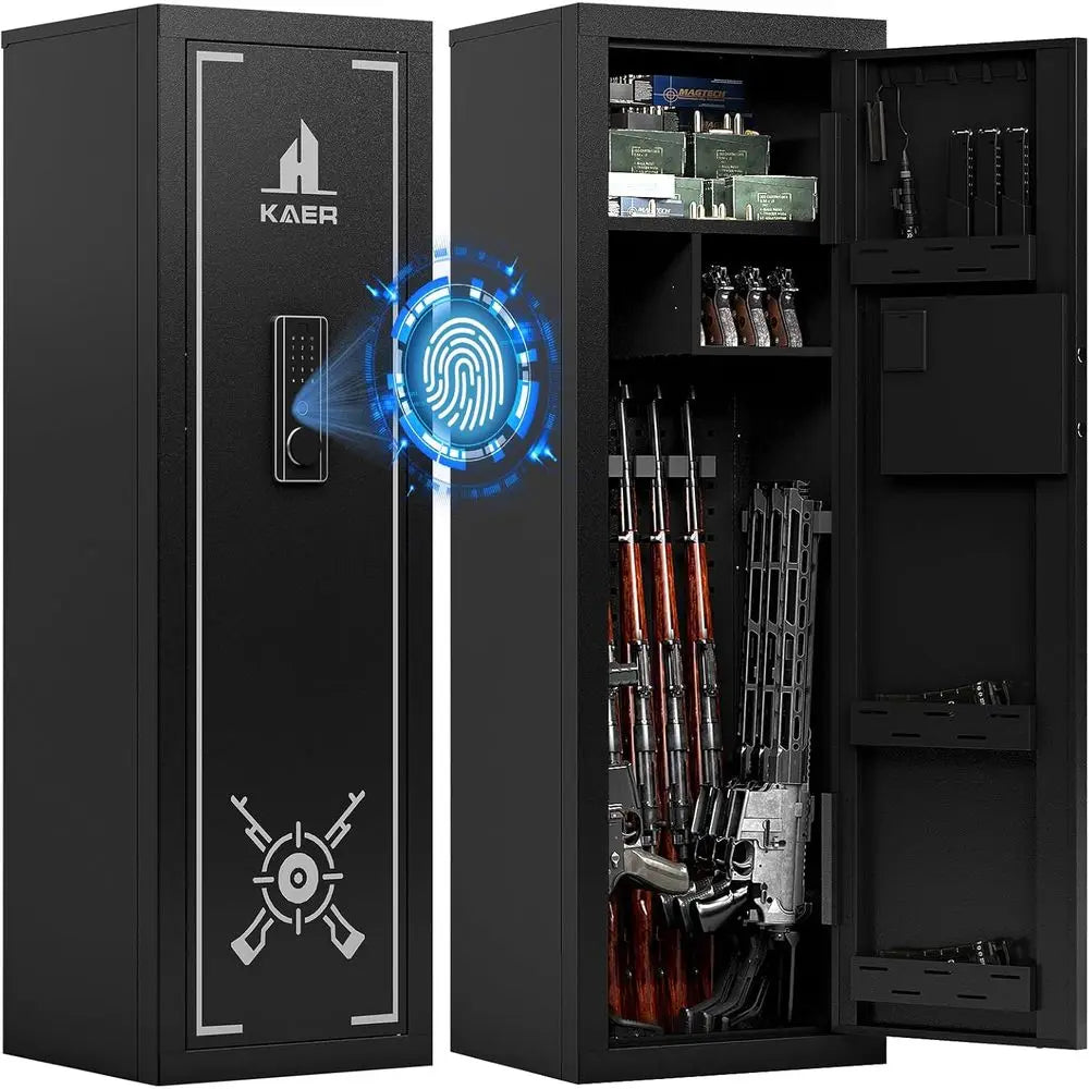 16-18 Biometric Fingerprint Gun Safe Large Cabinet for Rifles Pistols Shotguns