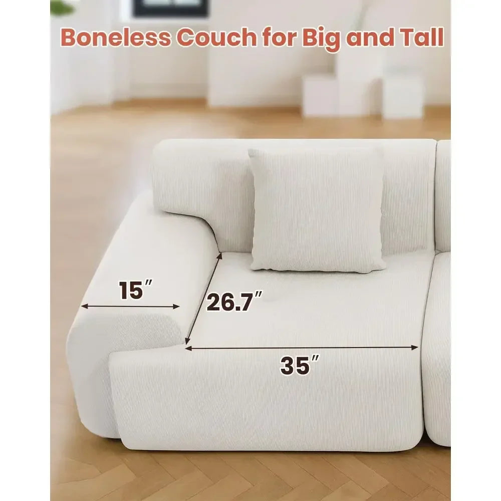 Compact Lounge Couch for Small Spaces