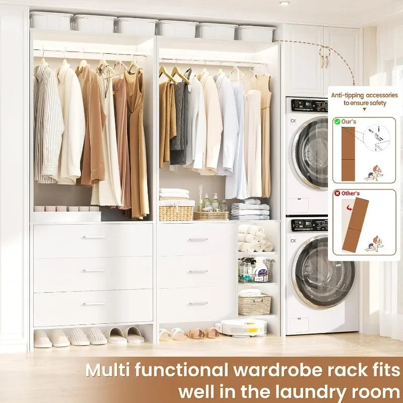 6 Drawers, Closet Organizer System