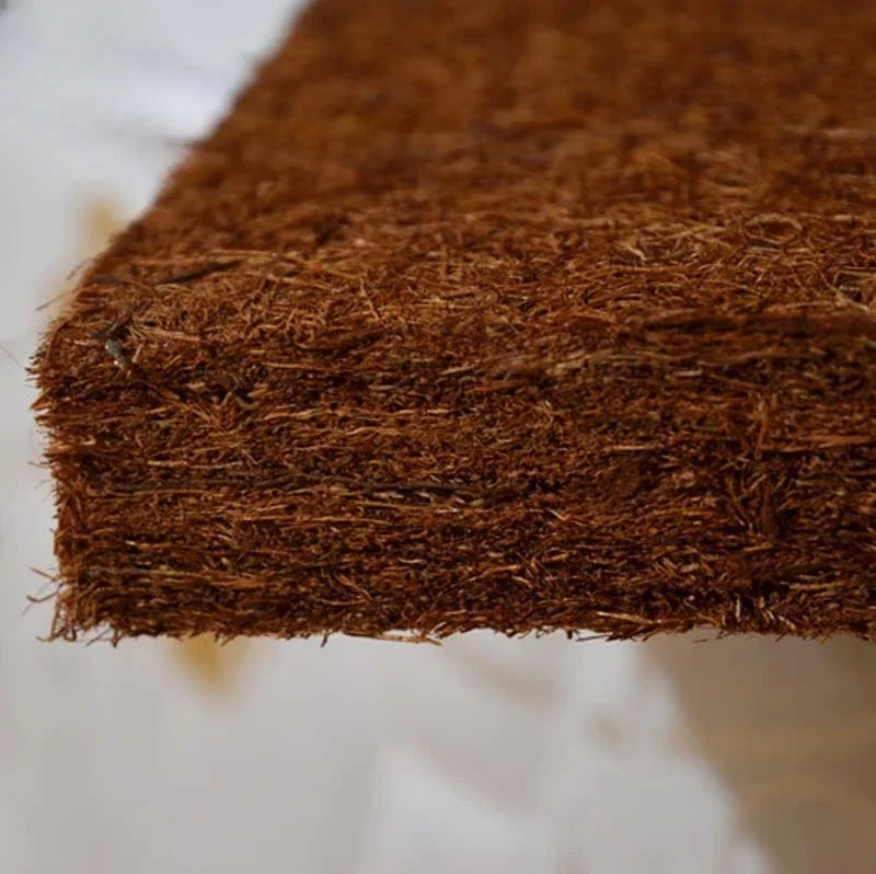 Round natural coconut palm mattress