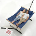 Double Hammock with Stand for Outdoor