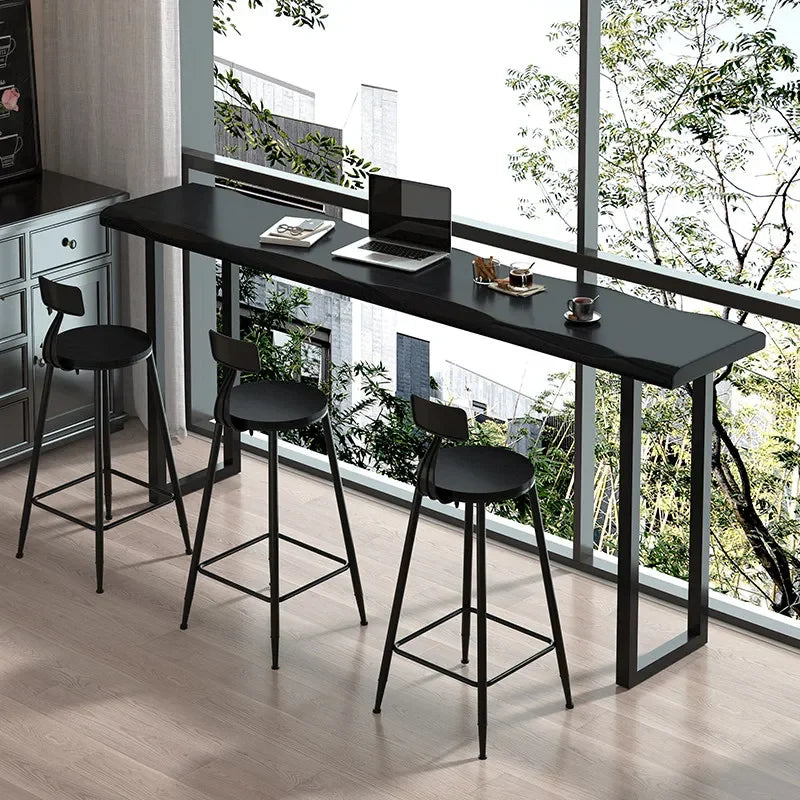 Counter Height Bar Table Solid Wood