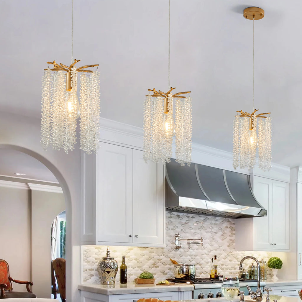Luxury 3-Pack Crystal Pendant Lights