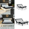 Adjustable Bed Base Frame with Head and Foot Incline, Wireless Remote Control