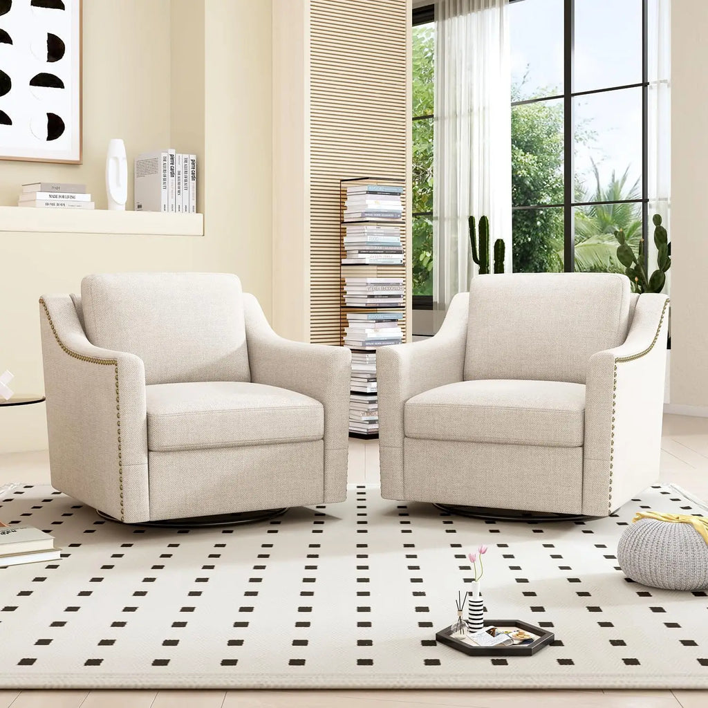 Swivel Accent Chair Set of 2