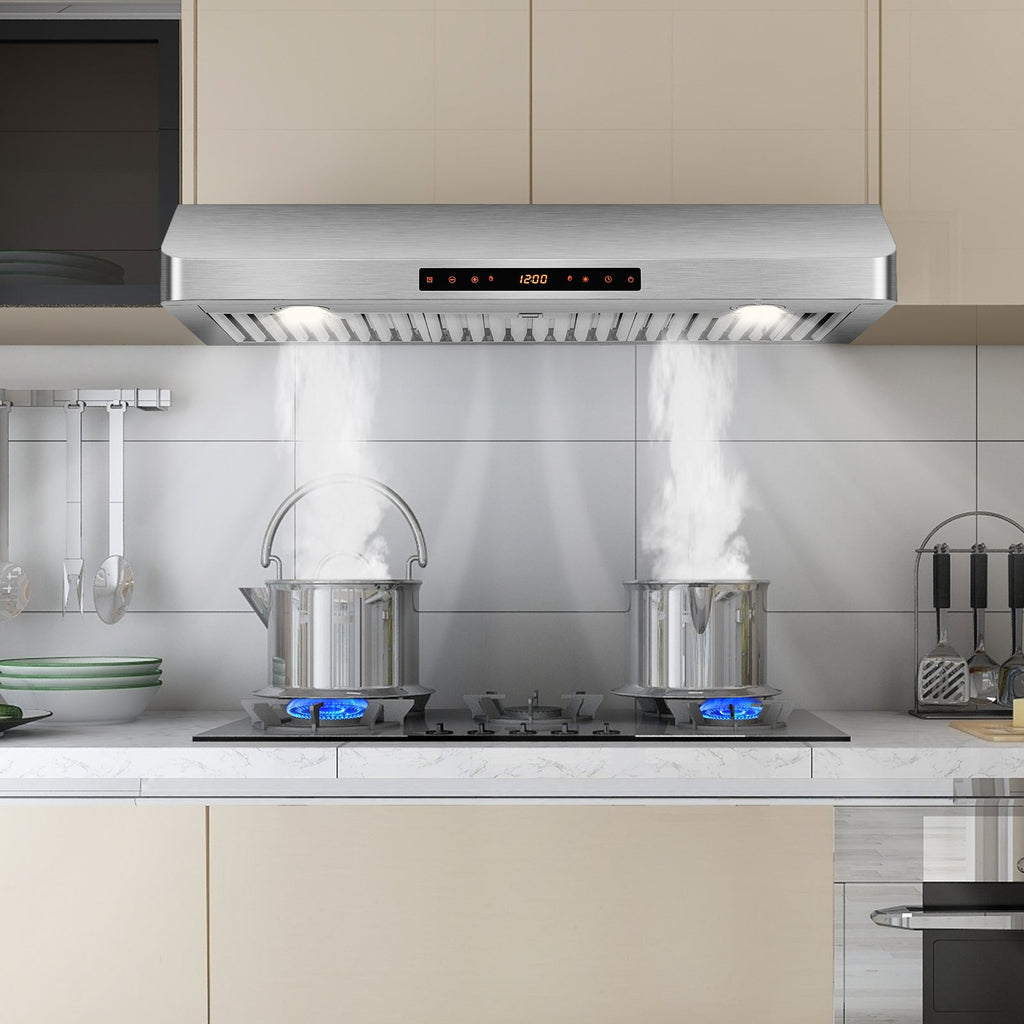 35.5/29.5 Inch Under Cabinet Range Hood 900 CFM Kitchen Vent